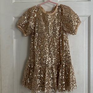 Sequin cute kids dress